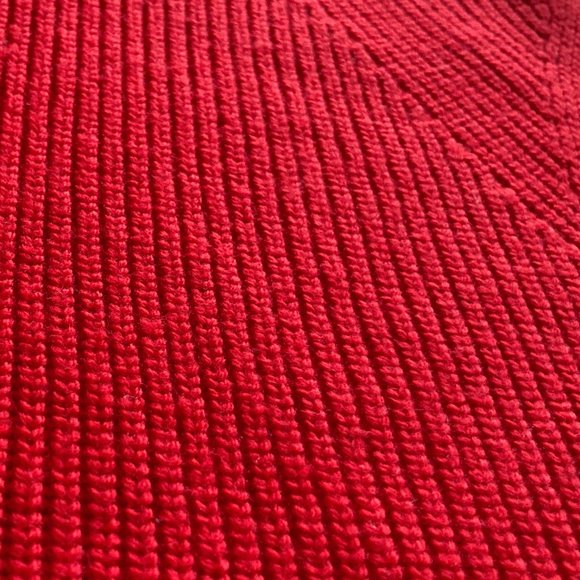 Wilfred Crop Durandal Sweater, Red Wool Sleeveless Funnel-Neck Knit Top, sx XS - Picture 11 of 11